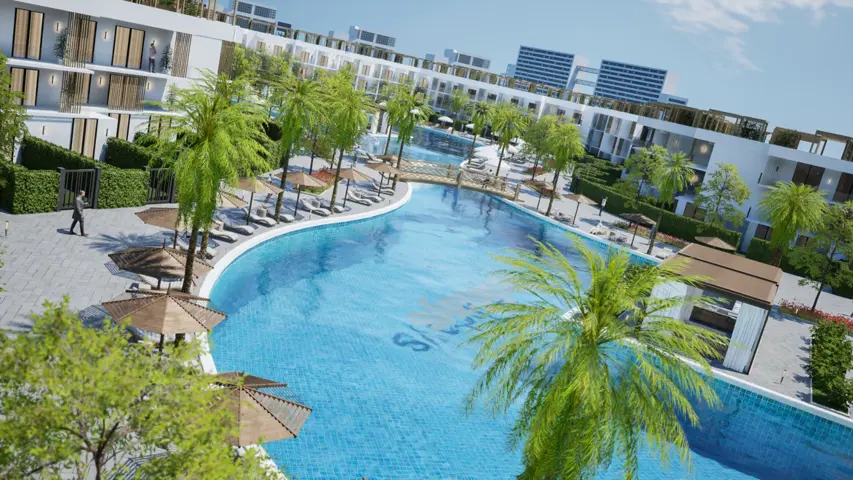 205 Second floor Building 6 main pool + 77 m2 special roof